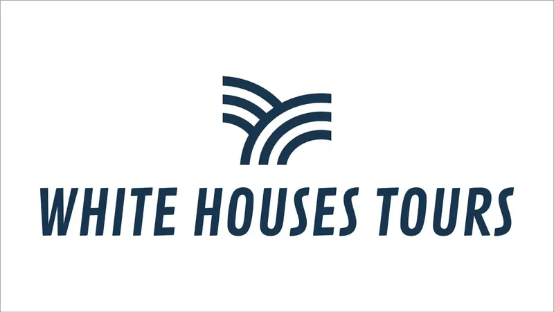 White Houses Tours logo shown before playing the Mijas Vineyard Tasting video.