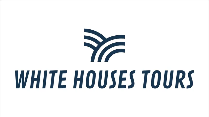 White Houses Tours logo shown before playing the Organic Olive Oil and Wine Tour video.